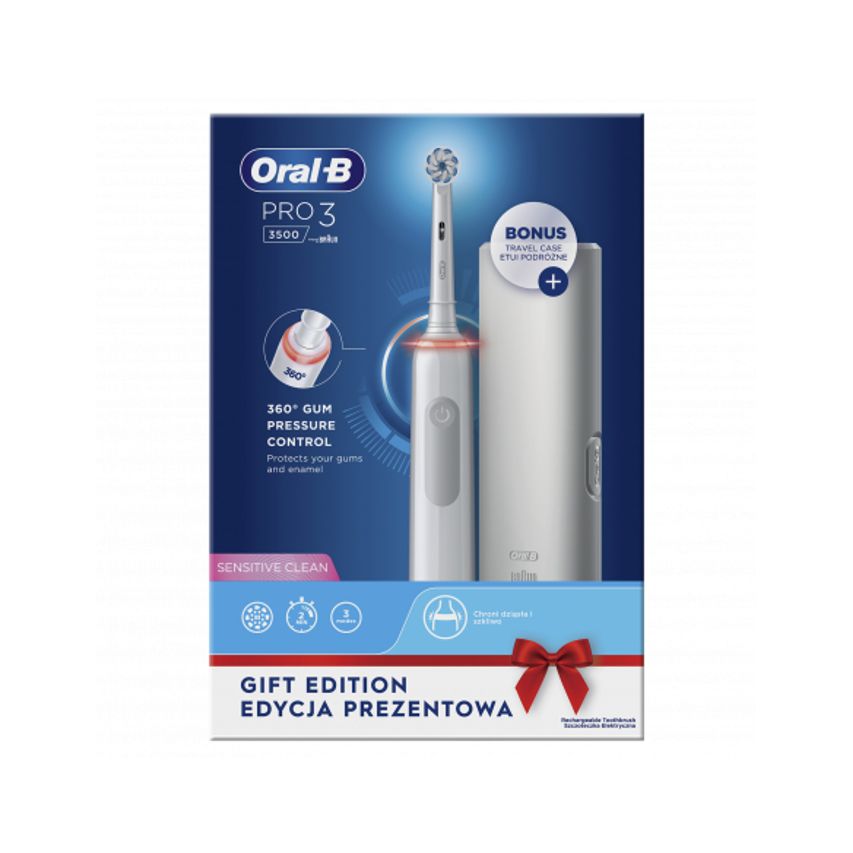 ORAL-B PRO 3 3500 BLANCO + ESTUCHE