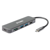 D-Link DUB-2327 6-in-1 USB-C Hub HDMI/CR/PD