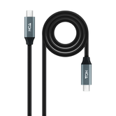 Nanocable Cable USB 3.2 GEN2x2 100W 4K USB-C 1 M