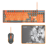 PACK GAMING DRAGON BALL SUPER | TECLADO + RATON + ALFOMBRILLA