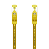 AISENS Cable De Red Latiguillo RJ45 LSZH Cat.7 600 MHz S/FTP PIMF AWG26, Amarillo, 1.0 m
