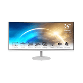 MONITOR MSI MP341CQW  PRO 34" UWQHD 3440 x 1440 , 100HZ, HDMI, DPA, ALTAVOCES , BLANCO