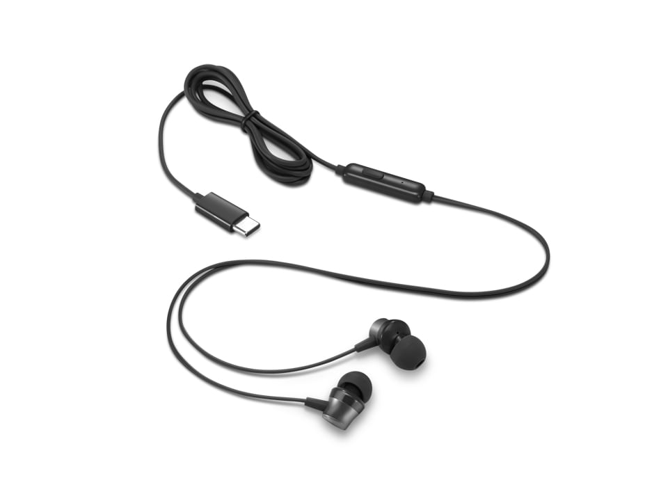 Lenovo USBC Wired InEar Headphones Beep Informática