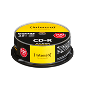 Intenso CD-R 700MB 52x Printable Tarrina 25Uds