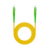 Nanocable Cable fibra SC/APC LSZH Amarillo 15m