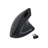 RATON  WIRELESS ERGONOMICO 2 BOTONES 1600DPI EQUIP LIFE  COLOR NEGRO