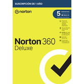 ANTIVIRUS NORTON 360 DELUXE 50GB ES 1 USER 5 DEVICE 12MO BOX