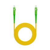Nanocable Cable fibra SC-APC LSZH Amarillo 60m
