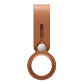 Airtag Leather Loop Saddle Brown