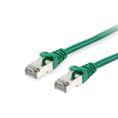 LATIGUILLO  APANTALLADO S/FTP CATEGORIA 6A LIBRE DE HALOGENOS 10G 15M COLOR VERDE EQUIP