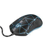 MOUSE OPTICO TRUST GAMING GXT 133 LOCX ILUMINACION LED 800-4000ppp  DPI  6 BOTONES PROGRAMABLES 22988