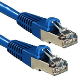 0.3M CAT.6A S/FTP LSZH CABLE, BLUE
