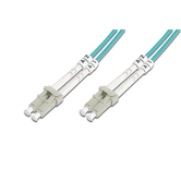 Fiber Optic Patch Cord LC to LC Duplex  OM4  color magenta  3m