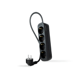 Nanocable Regleta de Enchufes 4 Tomas 1.4 m Negro