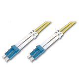 Fiber Optic Patch Cord LC-PC to LC-PC Duplex, OS2, color amarillo, 2m