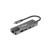 ADAPTADOR USB-C 5EN1 EQUIP HDMI 4K USB-C  DATOS  USB-A 5GB/S X2  USB-C CARGA MAX 100W RJ45 GIGABIT