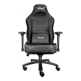 SILLA GAMER TALIUS MAMUT NEGRA/GRIS 4D, FROG, BASE METAL, RUEDAS NYLON, SOPORTA HASTA 170KG