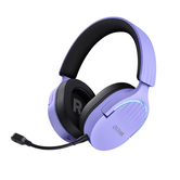 HEADSET BLUETOOTH TRUST GAMING FAYZO GXT 491 LILA 25305 BT Y USB 2.4Ghz MICROFONO DESMONTABLE Y FLEX