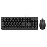 KEYBOARD + MOUSE PHILIPS SPT6207BL WIRED COMBO BLACK