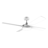 VENTILADOR DE TECHO CECOTEC AERO 5200 WHITE LINE | 52” CON LUZ LED, 4 ASPAS Y MODO INVIERNO/VERANO