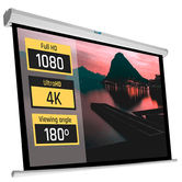 iggual Pantalla eléctrica 4:3 100 180x180 cm