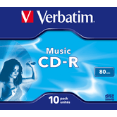 VERBATIM CD-R AUDIO 80m (Pack de 10 unidades)