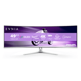 Monitor PHILIPS Evnia 48.9" QDOLED OLED Dual QHD HDMI Altavoces