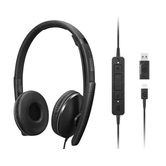 HEADSET USB-C LENOVO ANC  MICROFONO CANCELACION DE RUIDO ACTIVA, CON  ADAPTADOR USB-A