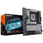 GIGABYTE Intel  Placa base Z890 EAGLE WIFI7 - Compatible con procesadores Intel Core Ultra (Serie 2), 14+1+2 fases VRM, hasta 8800MHz DDR5 (OC), 1xPCI