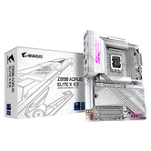 Placa Intel  GIGABYTE Placa base Z890 AORUS ELITE X ICE - Compatible con CPUs Intel Core Ultra (Serie 2), VRM de 16+1+2 fases, hasta 9500MHz DDR5