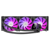 SISTEMA DE REFIGERACION LIGUIDA MARS GAMING MLLCD360 NEGRO 3x (12x12) ILUMINACION FRGB TPD 600W