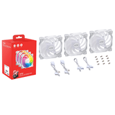 VENTILADOR CAJA XPG VENTO 120MM BLANCO RGB X3