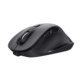 MOUSE TRUST FYDA WIRELESS RECARGABLE CON FORMA CURVA NEGRO.24727