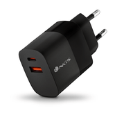 CARGADOR DE PARED NGS BUD45W ULTRARÁPIDO DE 45W GaN CON 1xUSB-A 1xUSB-C PD