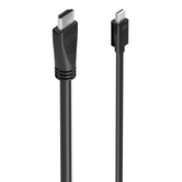 AISENS Cable conversor MINI DP a HDMI 4K 60Hz  MINI DP M HDMI M  Negro  5 0m