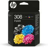 PACK 2 CONSUMIBLES HP 308
