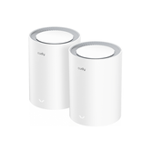 Cudy AX3000 Pack de 2 Sistemas WiFi 6 Mesh AX3000 2.5G Dual Band - Admite Ancho de Banda de 20/40/80/160MHz - 1x Puerto LAN 10/100/1000Mbps, 1x P