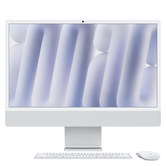 24-inch iMac with Retina 4.5K display: Apple M4 chip with 8-core CPU and 8-core GPU, 16GB, 256GB SSD - Silver