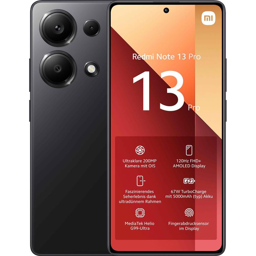 NOTE 13 PRO 8+256GB 4G BLACK