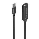 AISENS Cable USB 2 0 Prolongador con Amplificador  Tipo A M A H  Negro  10m