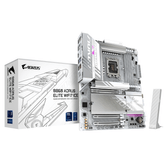 GIGABYTE Intel  B860 AORUS ELITE WIFI7 ICE Placa base - CPUs Intel Core Ultra, VRM de 14+1+2+1 fases, hasta 9200MHz DDR5, 1xPCIe 5.0 + 2xPCIe 4.0 M.2,