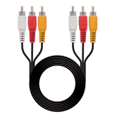 CABLE NC AUD-VIDEO 3XRCAM 1,8M