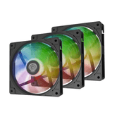 VENTILADOR GENESIS OXAL 120 ARGB NEGRO PACK 3 UDS