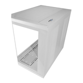 CAJA ATX SEMITORRE GAMING MARS GAMING MC3TCORE COLOR BLANCO 3 PANELES DE CRISTAL TEMPLADO DOBLE CAMA