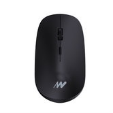 Ratón NETWAY Inalámbrico 2.4Ghz y Bluetooth NEGRO