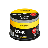 CD-R 700 MB/80 min.  velocidad 52x