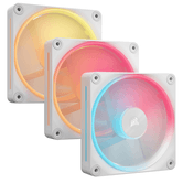 VENTILADOR CAJA CORSAIR LX-R RGB SERIES ICUE LINK LX120R RGB WHITE 120MM RGB FAN TRIPLE FAN KIT CO-9051054-WW