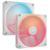VENTILADOR CAJA CORSAIR LX-R RGB SERIES ICUE LINK LX140R RGB WHITE 140MM RGB FAN DUAL FAN KIT CO-9051056-WW