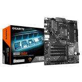 Placa AMD  GIGABYTE B550 EAGLE Placa base - Procesadores AMD Ryzen serie 5000 G, VRM de 10+3+1 fases, hasta 3200 MHz DDR4, 1xPCIe 4.0 + 1xPCIe 3.