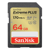 Extreme PLUS 64GB SDXC 170MB/s UHS-I C10